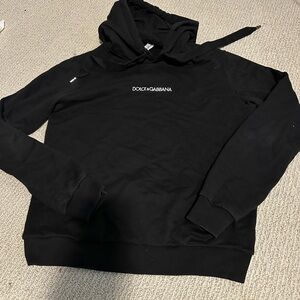 Dolce & Gabbana Black Hoodie for Men